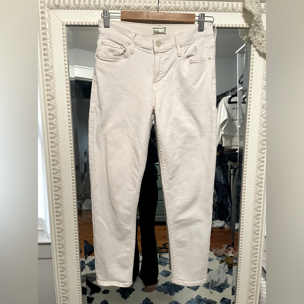 Mother brand white denim